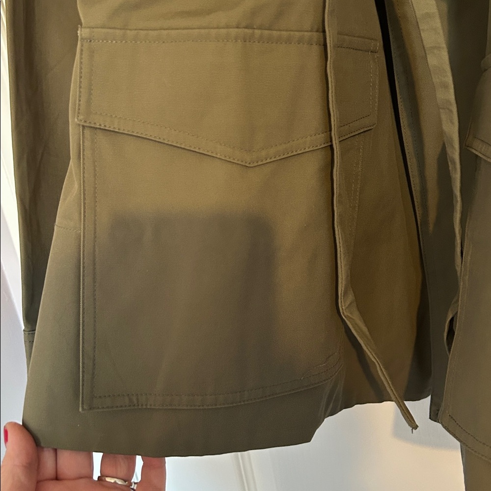 Circle of Trust - Cindy Jacket in Husk Green - M - Picture 5 of 9